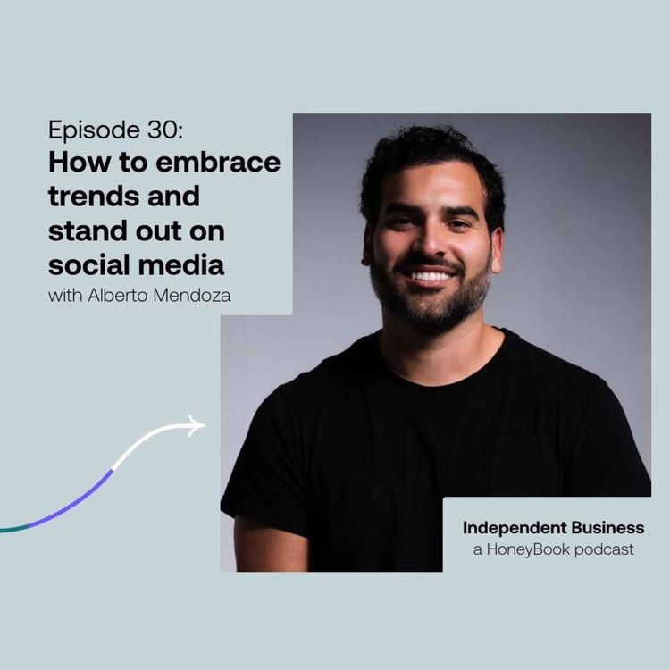 cover art for 29: How to embrace trends and stand out on social media with Alberto Mendoza