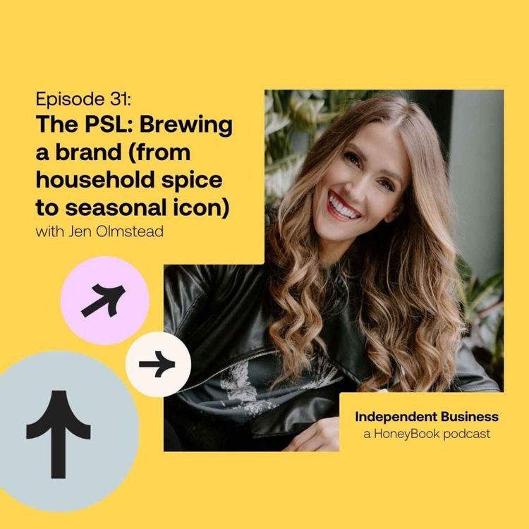 cover art for 31: The PSL: Brewing a brand (from household spice to seasonal icon) with Jen Olmstead