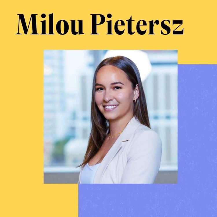 cover art for Building a values-aligned business (that actually feels good to run) with Milou Pietersz