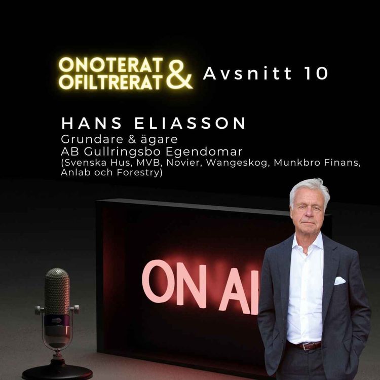 cover art for Hans Eliasson - Grundare och ägare av Gullringsbo Egendomar (Svenska Hus, MVB, Wangeskog, Munkbro Finans,  Novier, Anlab och Forestry)