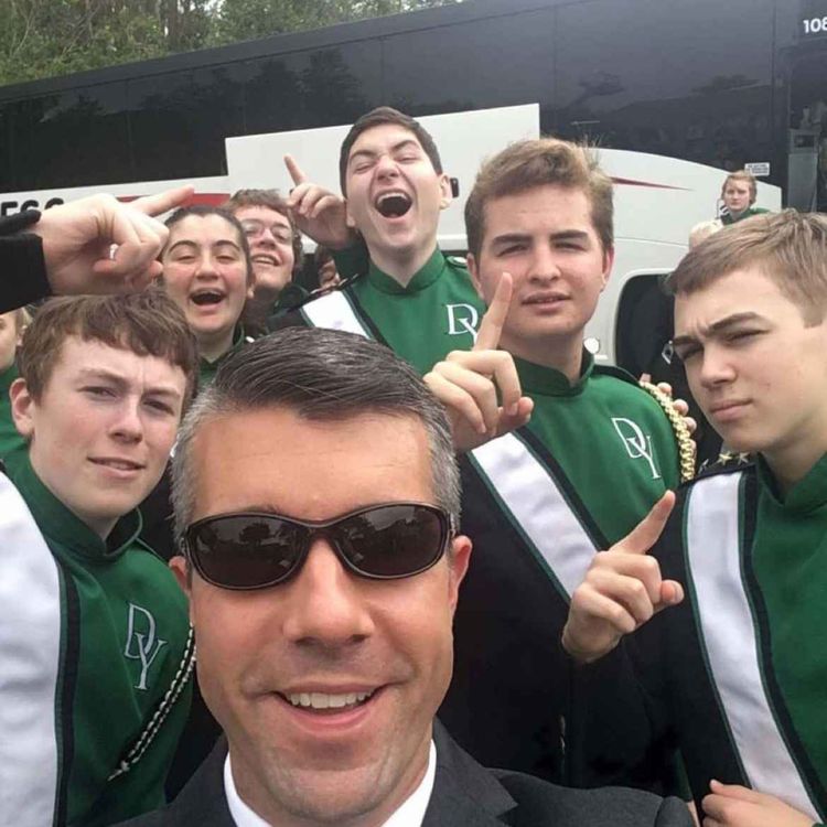 cover art for Episode  9 - Alex Pendleton - Director of a top Marching Band discusses teaching, budget, staffing and show design