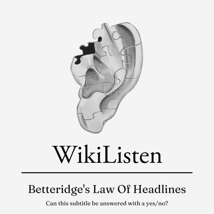 cover art for Betteridge's Law Of Headlines