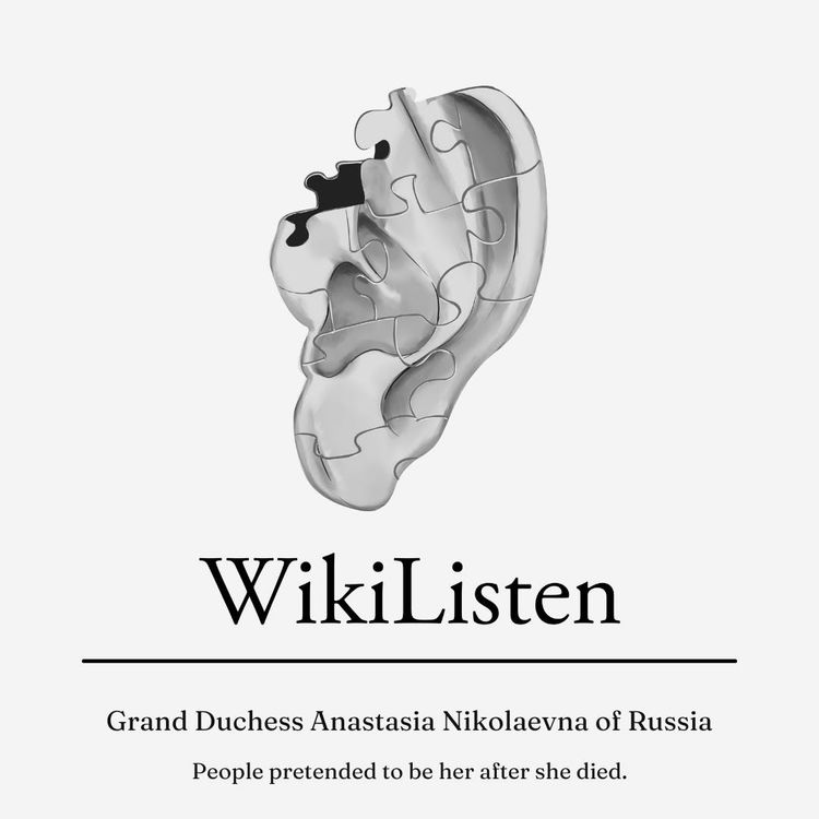 cover art for Grand Duchess Anastasia Nikolaevna of Russia