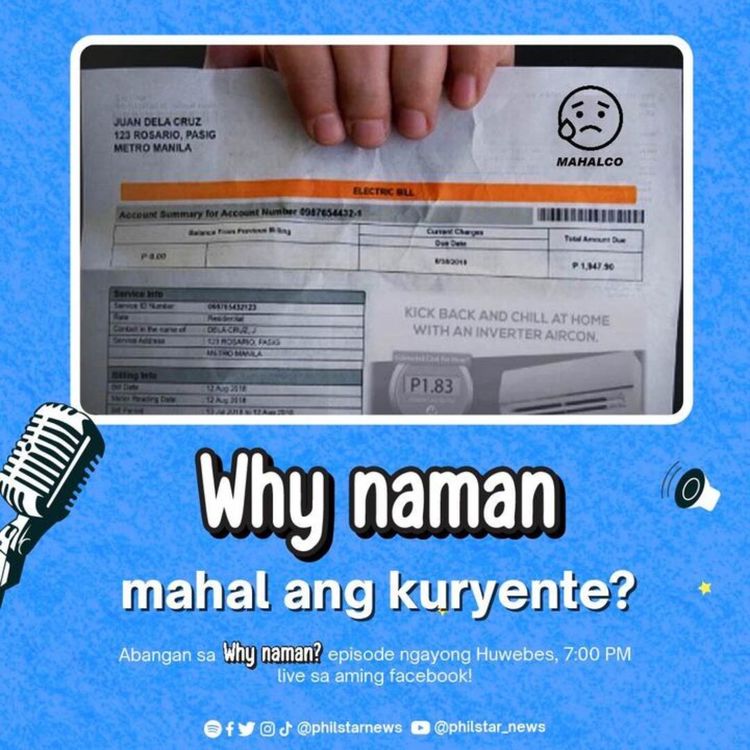 cover art for Why naman mahal ang kuryente?