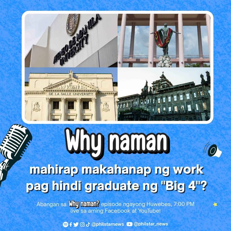 cover art for Why Naman mahirap makahanap ng work pag hindi graduate ng "Big 4"?