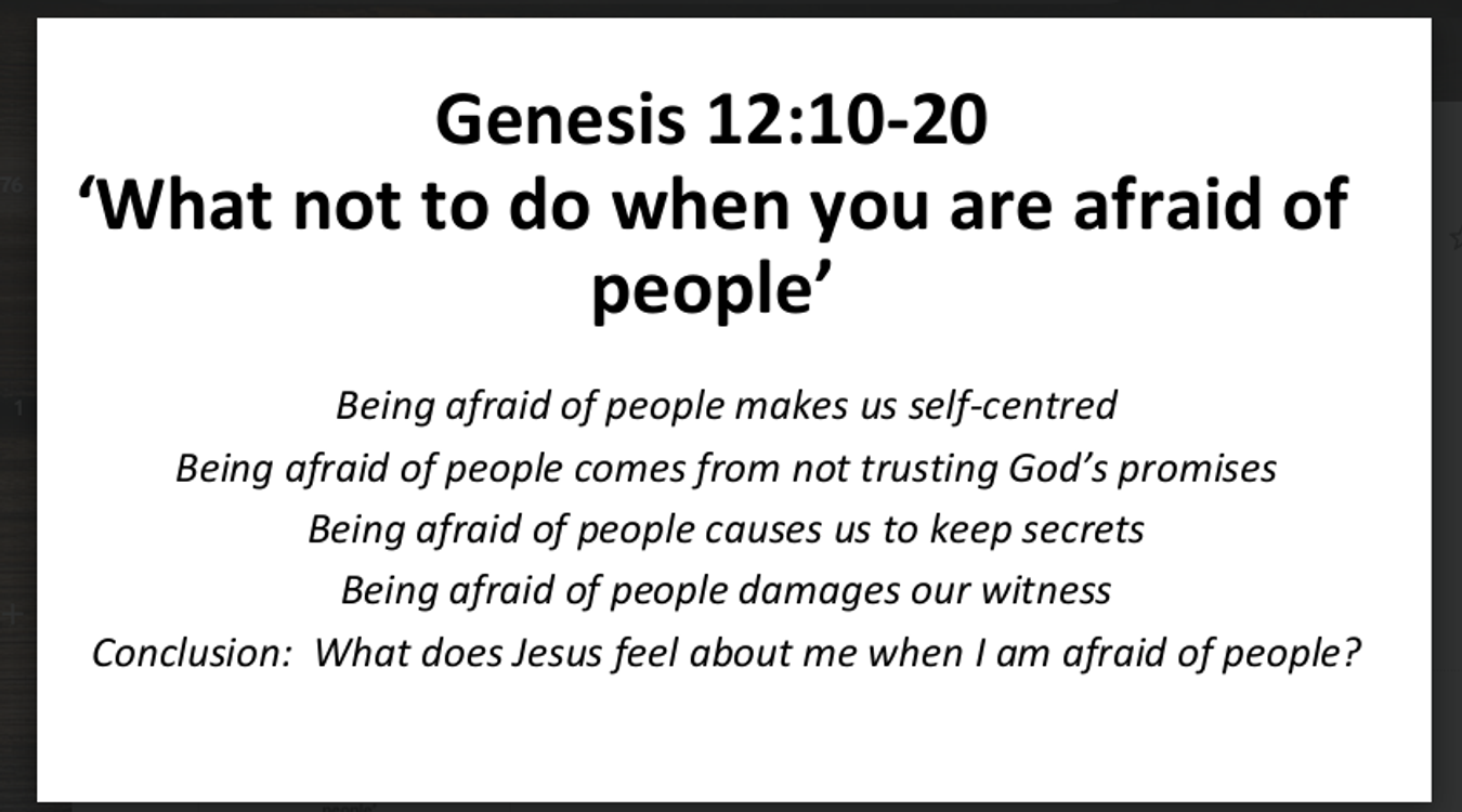 cover art for Genesis 12 : 13-20 ~ Paul ~ 27/09/2026