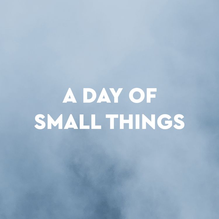 cover art for A Day of Small Things