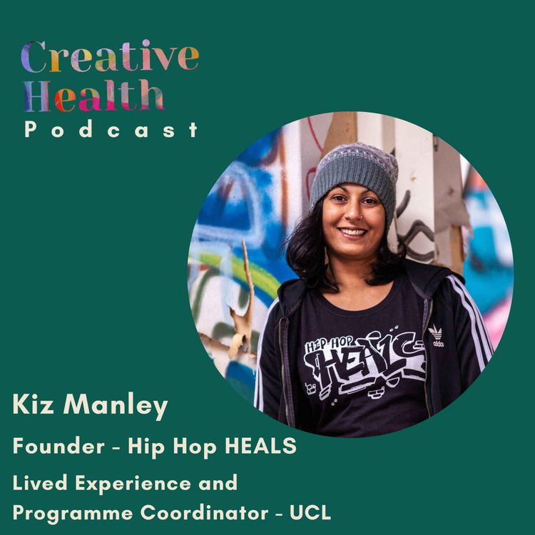 cover art for Kiz Manley on trauma informed Hip Hop, creative writing and using her own experiences to help others 