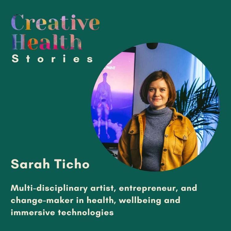 cover art for Sarah Ticho on immersive technology in health care