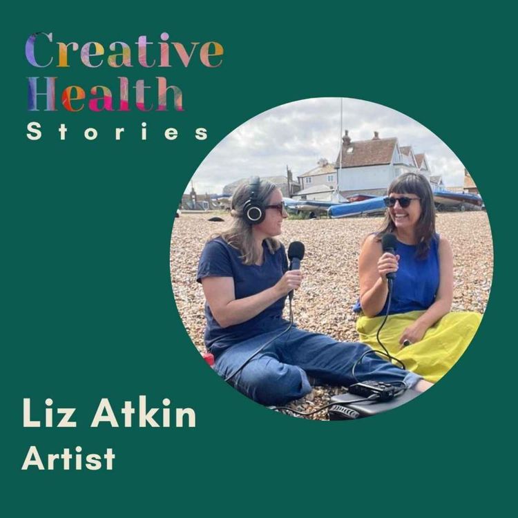 cover art for Charcoal, Compulsion and Creative Recovery with Artist Liz Atkin