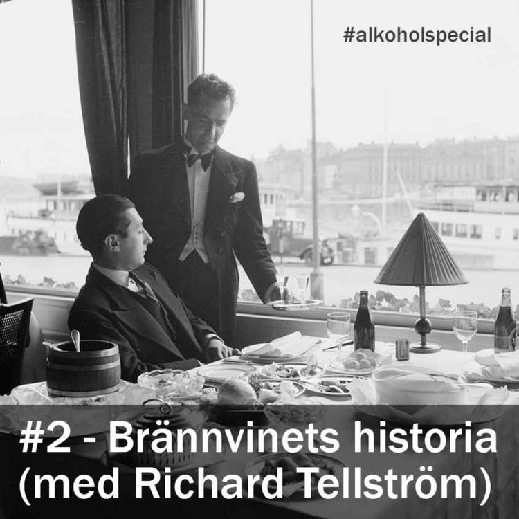 cover art for Alkoholspecial #2 - Brännvinets historia (med Richard Tellström)