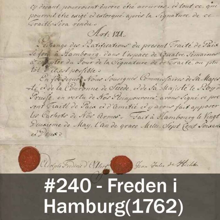 cover art for 240 . Freden i Hamburg (1762)