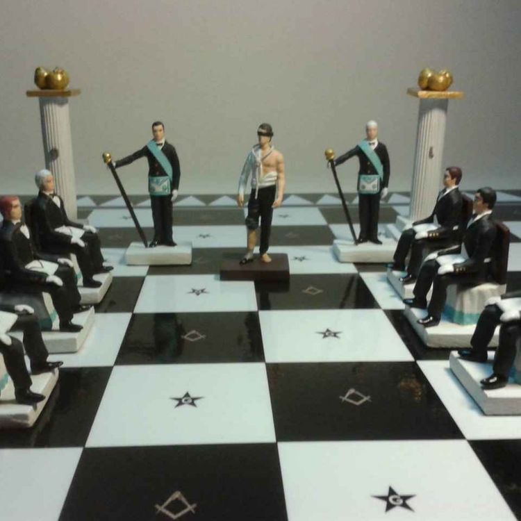 cover art for Chess, Freemasonry and King Charles