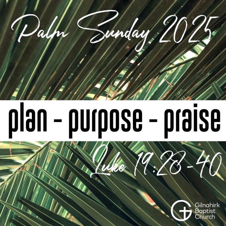 cover art for Palm Sunday '25 - Plan, Purpose, Praise (Luke 9:51; 19:28-40)