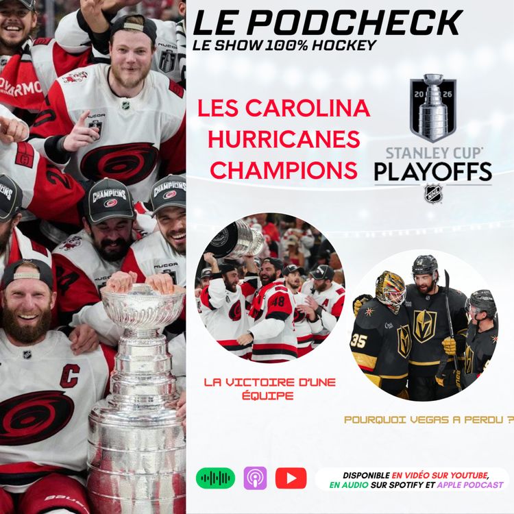 cover art for Les Carolina Hurricanes champions !