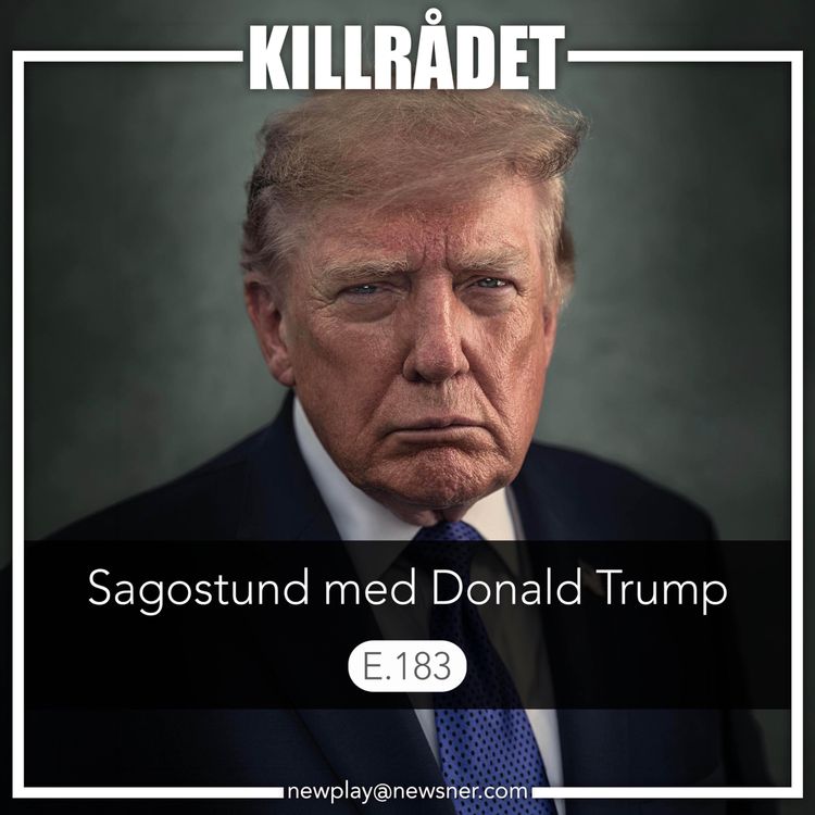 cover art for 183. Sagostund med Donald Trump