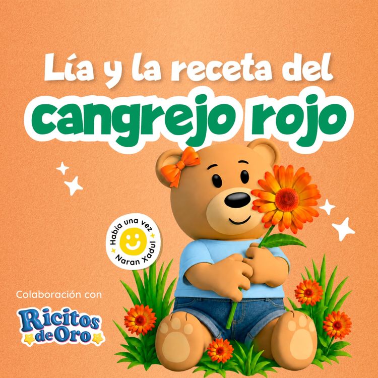 cover art for Lía y la receta del cangrejo rojo 276 | Cuentos infantiles | Cuentos de animales