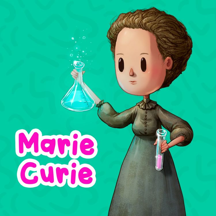 cover art for Personajes famosos - 4 | Marie Curie | Biografías para niños