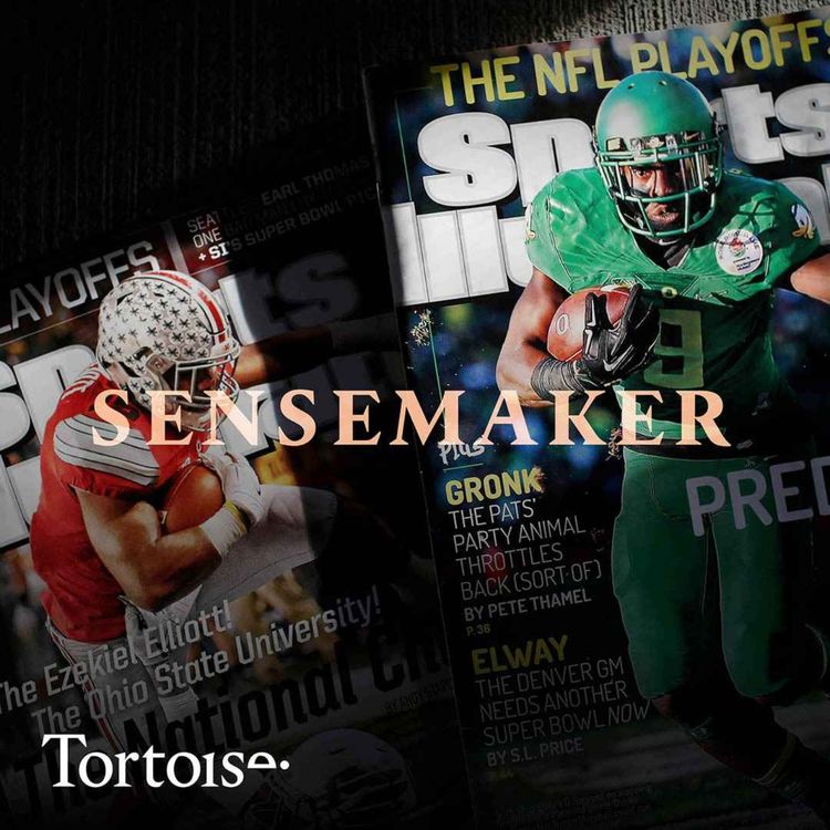 cover art for Sensemaker: Sports Illustrated and its AI-generated authors
