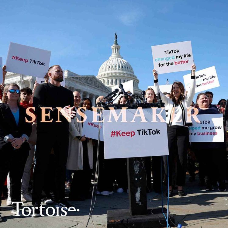 cover art for Sensemaker: Will the US ban Tik Tok?
