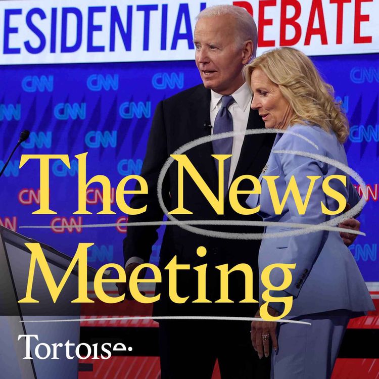 cover art for News Meeting: The Biden problem and is Julian Assange a hero or a villain?