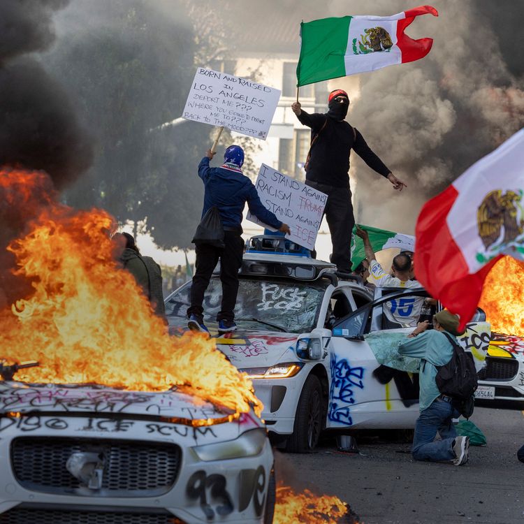 cover art for Why has Trump turned Los Angeles into a battleground?