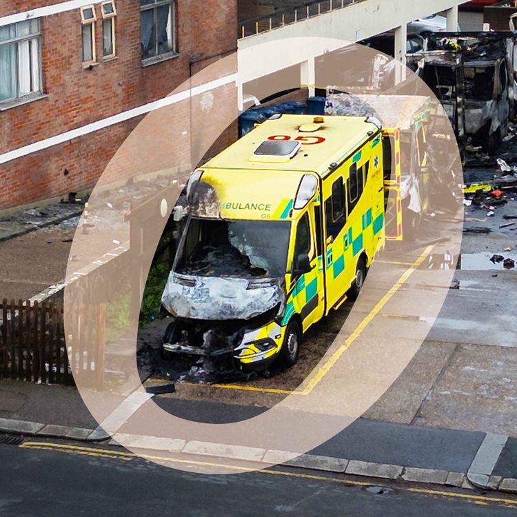 cover art for Who’s behind the arson attack on Jewish charity ambulances?