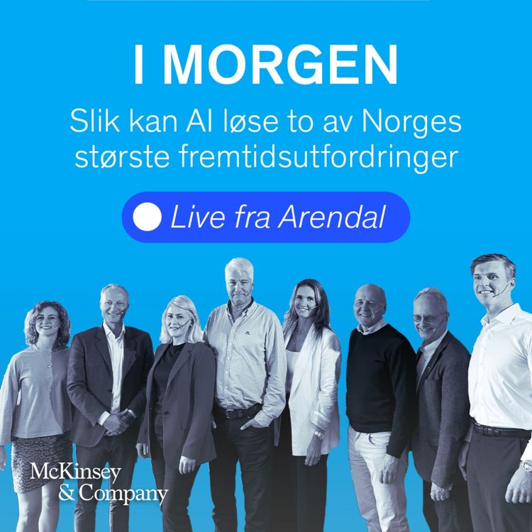 cover art for Slik kan AI løse to av Norges største fremtidsutfordringer