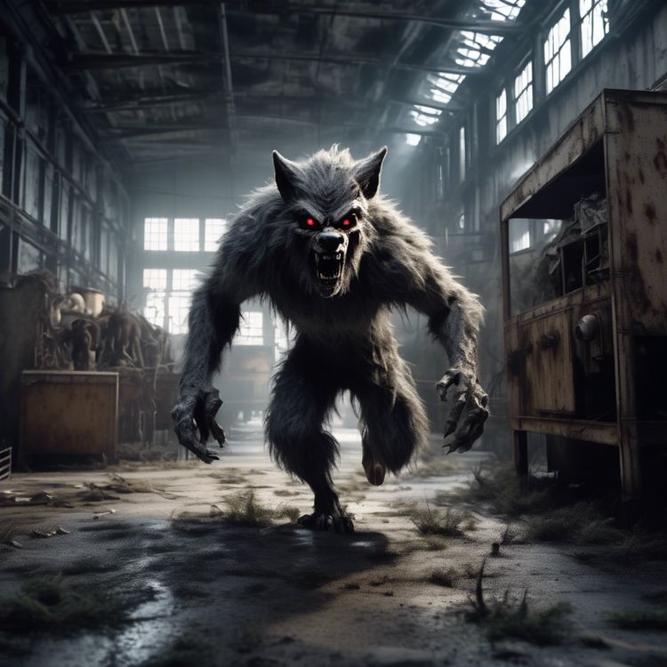 cover art for Matt Emch's Terrifying Dogman Encounter