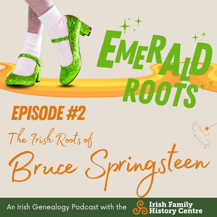 cover art for The Irish Roots of Bruce Springsteen