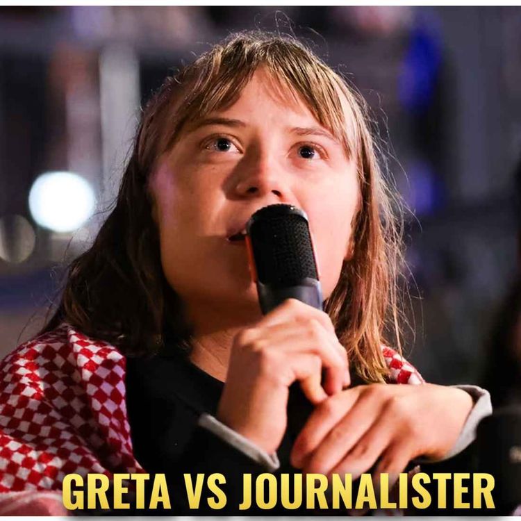 cover art for Greta hotar journalister - frågor på det?
