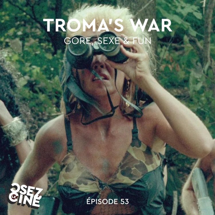 cover art for TROMA'S WAR, gore sexe & fun