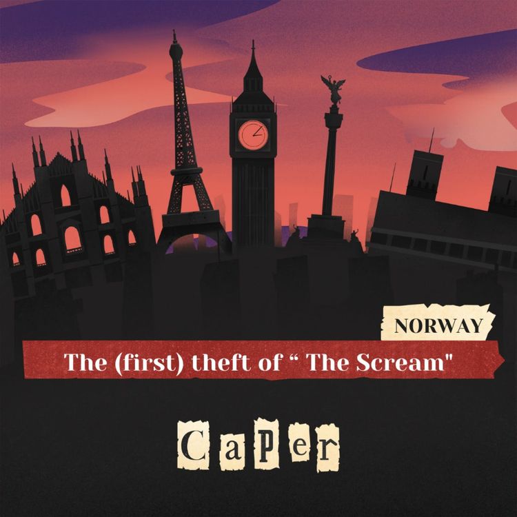 cover art for The (first) theft of "The Scream"