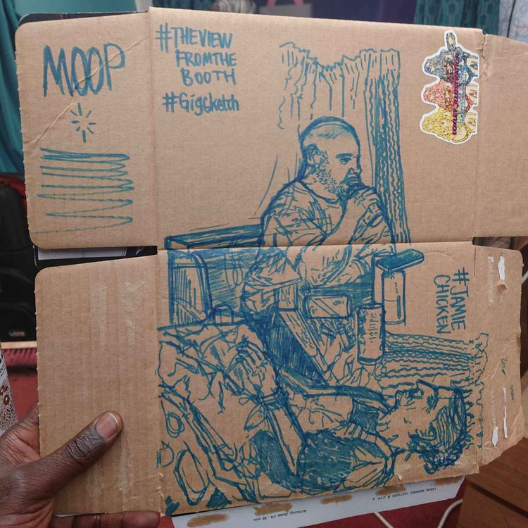 cover art for The View from the Booth Podcast Episode 4: Jamie Chicken @ Glastonbury 2023