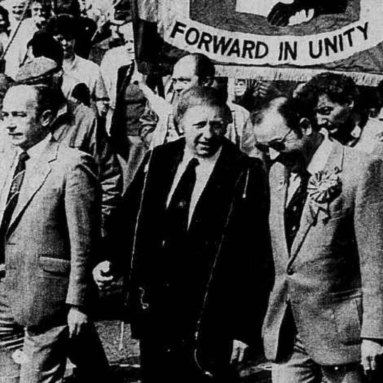 cover art for #Strike40 In conversation with.....Arthur Scargill in 1983