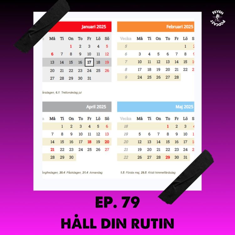 cover art for #79 Håll din rutin