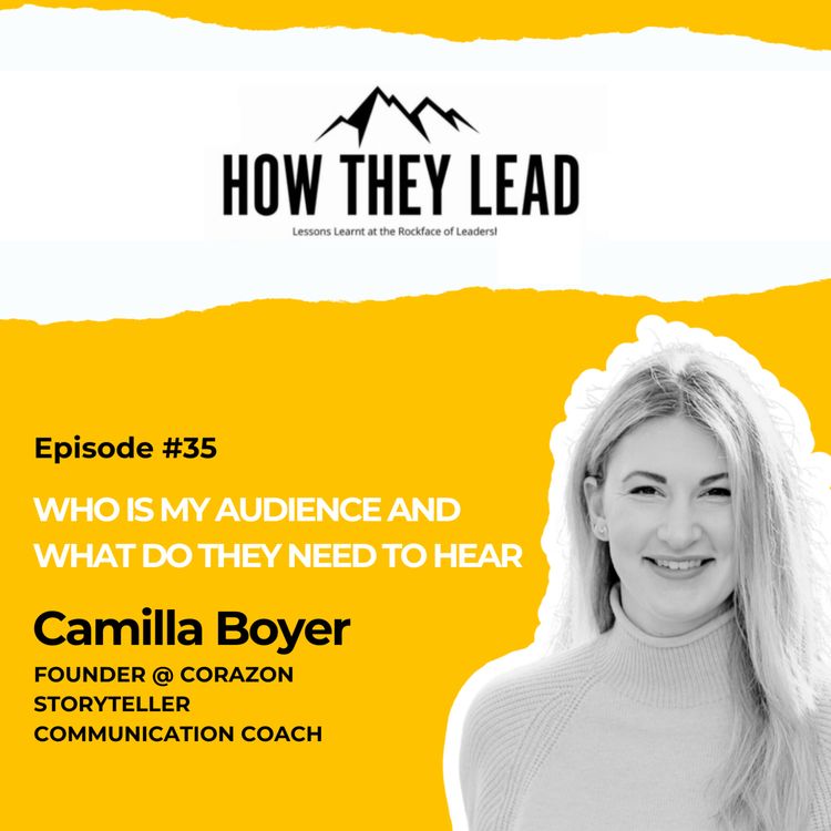 cover art for #35: Who is my audience: Camilla Boyer