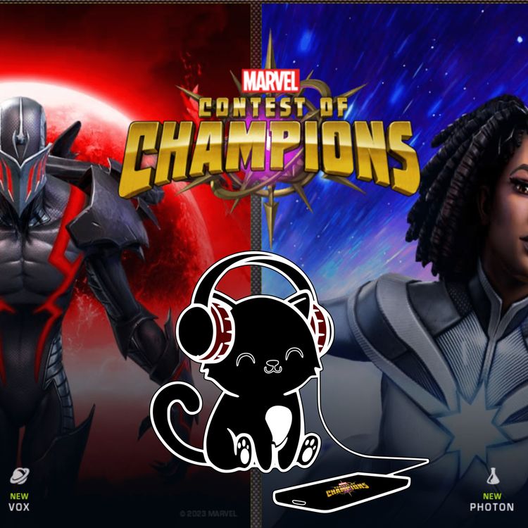 cover art for Neko Shorts - Misión secundaria de agosto de Marvel Contest of Champions