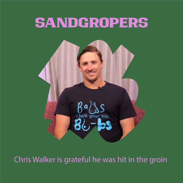 cover art for Sandgroper Chris Walker is grateful he was hit in the groin