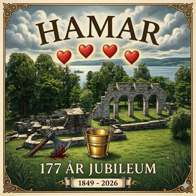 cover art for BYEN VÅR: Hamar 177 år