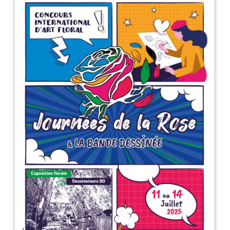 cover art for Doué-en-Anjou. Retour des Journées de la Rose à Doué-la-Fontaine - Annick Monnier - jeudi 10 juillet 2025