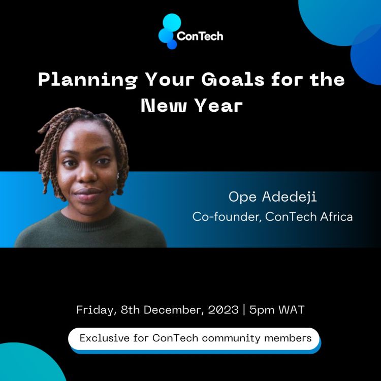 cover art for Planning Your Goals for the New Year with Ope Adedeji