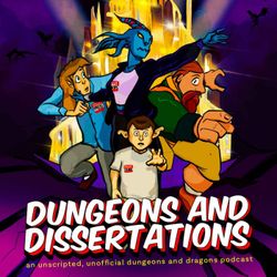 cover art for Dungeons and Dissertations