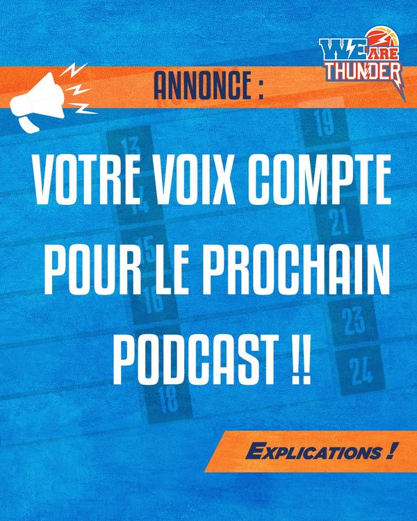 cover art for Annonce : Votre voix compte pour le prochain podcast !