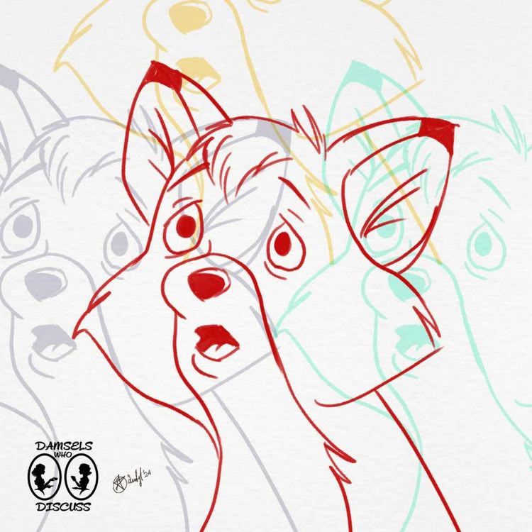 cover art for The Damsels Discuss The Fox And The Hound