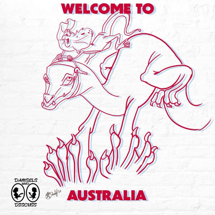 cover art for The Damsels Discuss The Rescuers Down Under