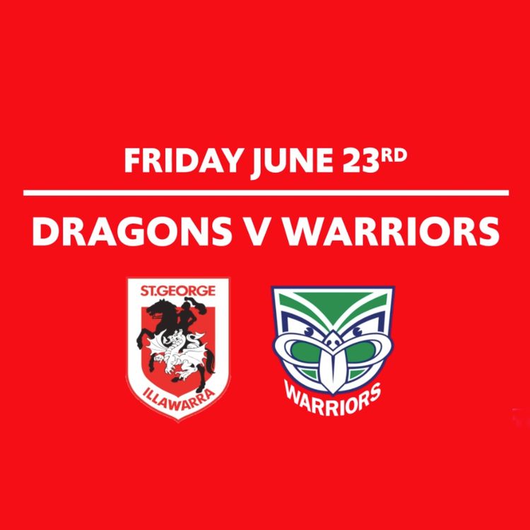 cover art for Round 17 - Dragons Vs Warriors