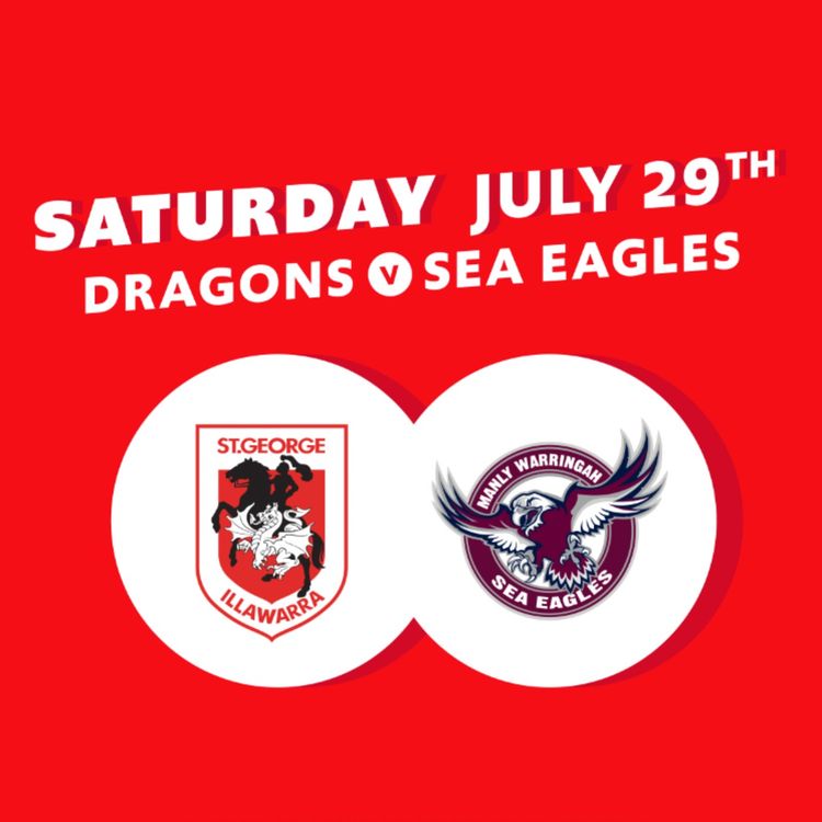 cover art for Round 22 – Dragons V Sea Eagles