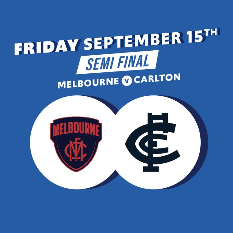 cover art for AFL Finals Week 2 – Melbourne vs Carlton