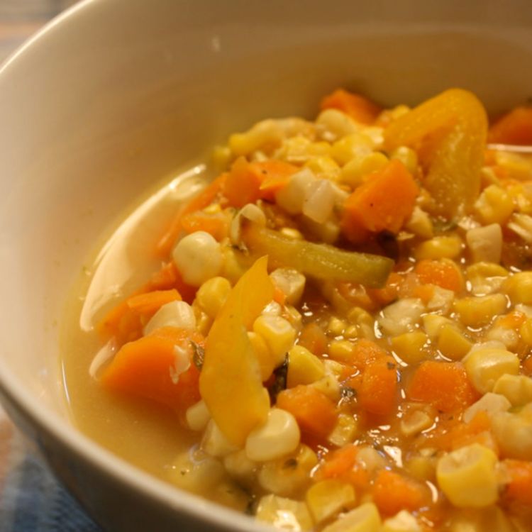 cover art for Corn soup (mandaaminaboo) - Anishinaabe WOTD